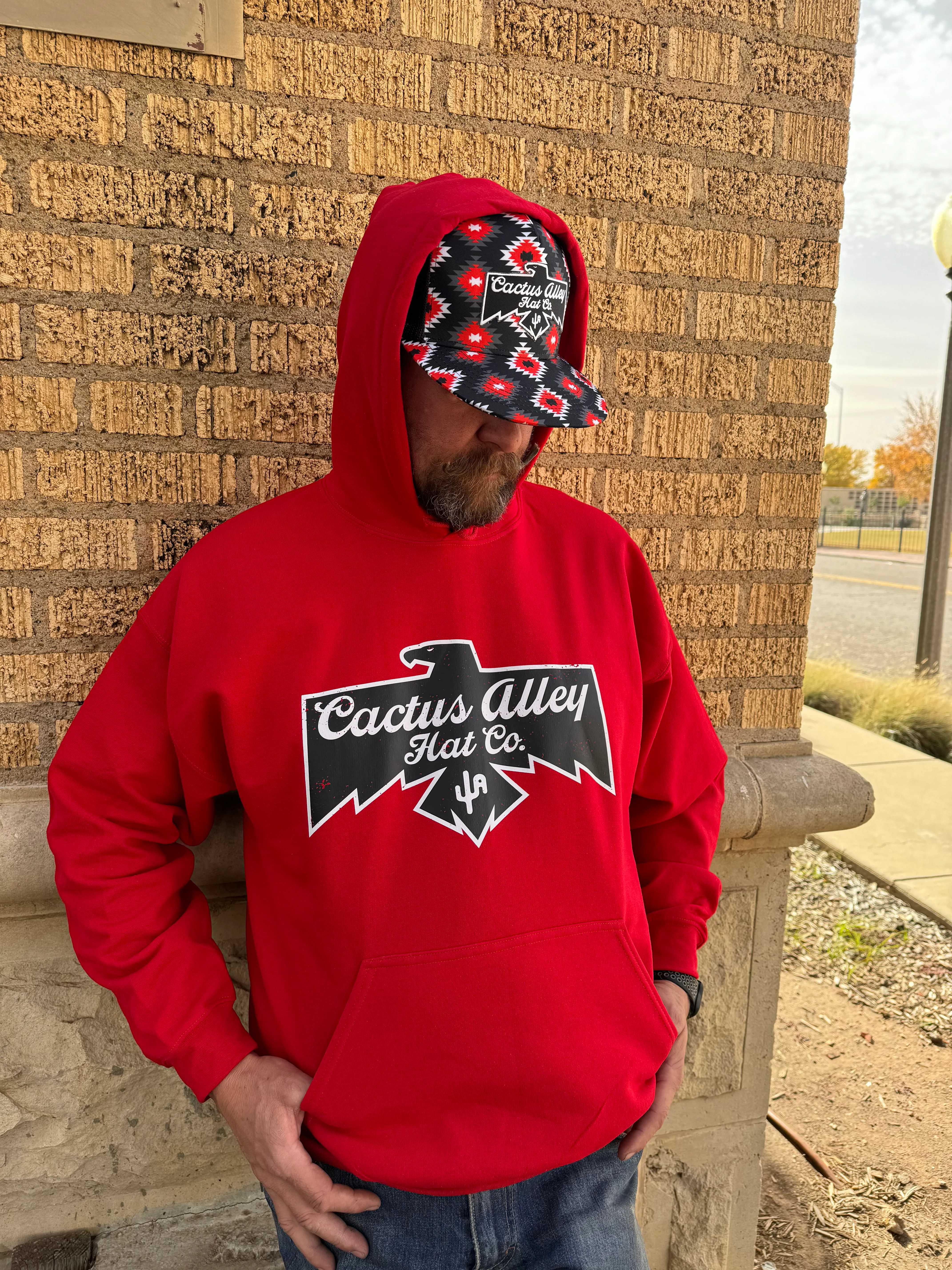 T-Bird - Cherry Red Adult Hoodie